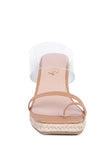 Clear Path Toe Ring Espadrilles Wedge Sandals