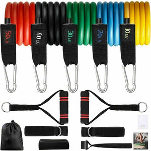 13-Pcs Intey Resistance Band Home Workout Set