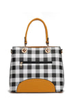 MKF Gabriella Checkers Handbag with Wallet by Mia