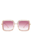 Classic Square Retro Tinted Fashion Sunglasses