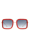 Classic Square Retro Tinted Fashion Sunglasses