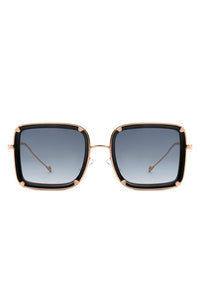 Classic Square Retro Tinted Fashion Sunglasses