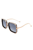 Classic Square Retro Tinted Fashion Sunglasses