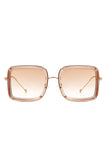 Classic Square Retro Tinted Fashion Sunglasses