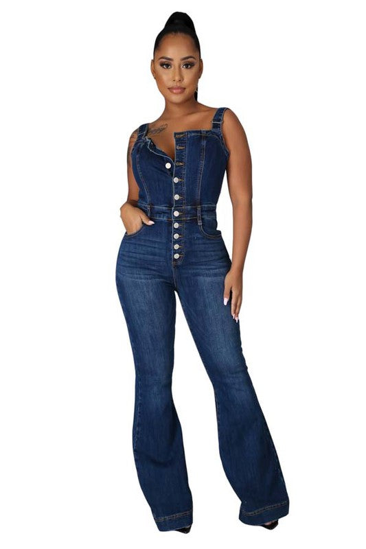 DENIM SEXY JUMPSUIT