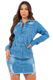 DENIM FASHION DRESS