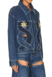 DENIM STAR FASHION JACKET