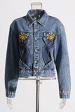 DENIM STAR FASHION JACKET