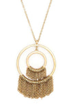 Chain Tassel Pendant Long Necklace