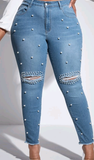 Plus Size Pearl Jeans